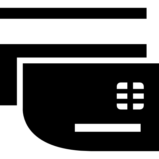 Credit card and sim card